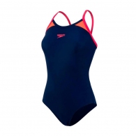  Speedo SPL TRSP RBCK AF NAVY/PINK thumbnav